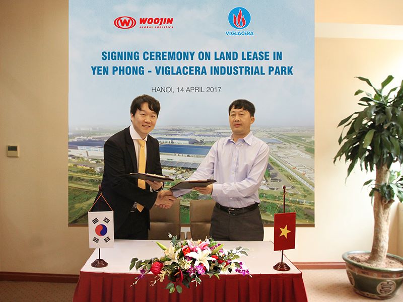 Các doanh nghiệp lớn Hàn Quốc tiếp tục đầu tư vào Khu công nghiệp Yên Phong mở rộng